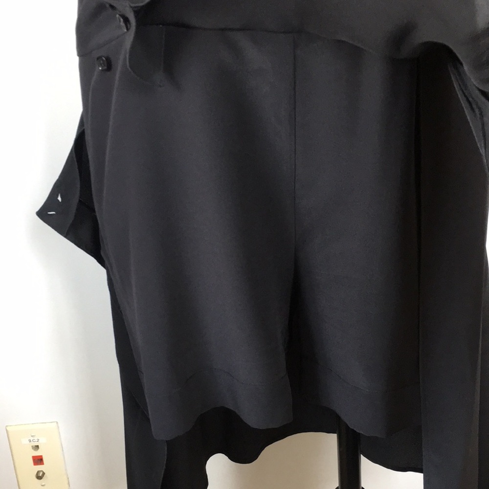 Barbara Bui Silk Romper Little Black Dress - Picture 7 of 10